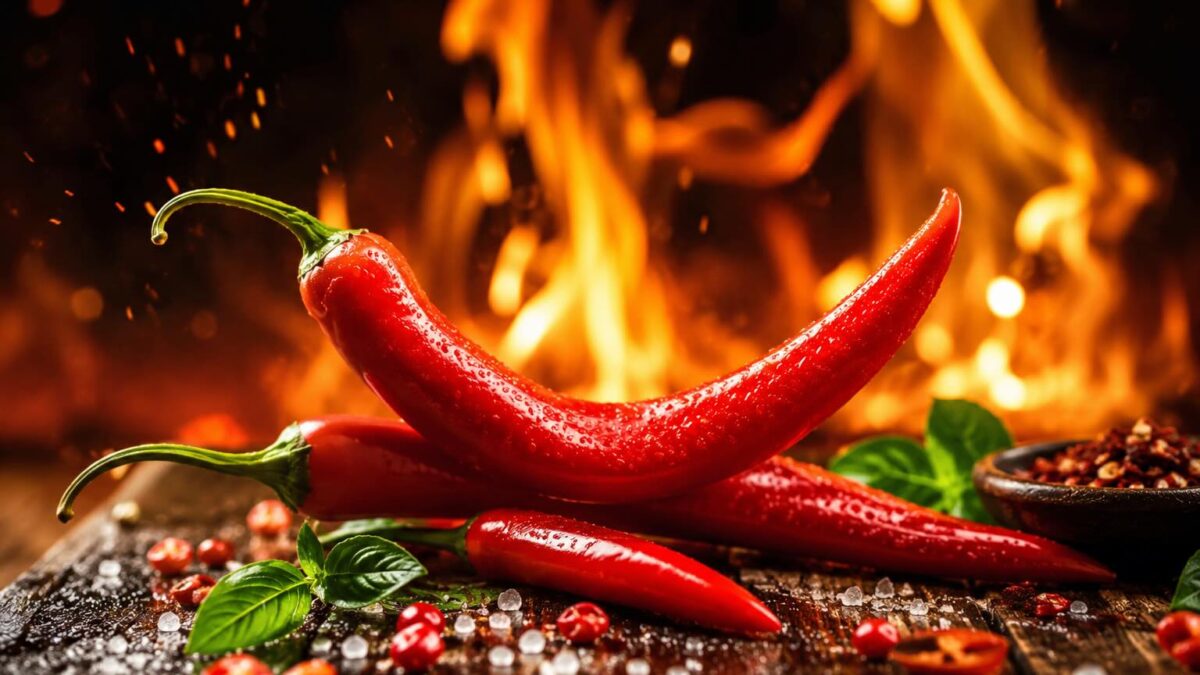 Pimentas vermelhas e verdes picantes — consumo de pimenta e câncer de esôfago sob investigação científica.