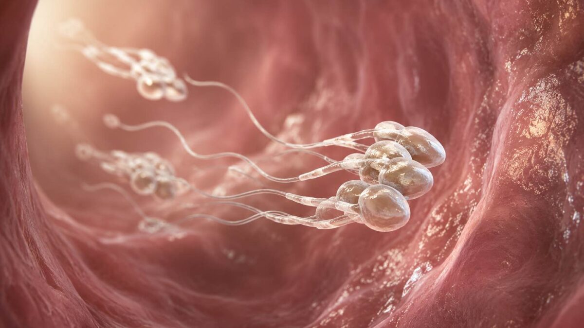 Imagem de espermatozoides conjugados de artrópodes mostra a cooperação entre espermatozoides na fertilização
