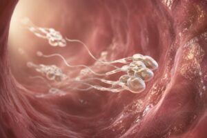 Imagem de espermatozoides conjugados de artrópodes mostra a cooperação entre espermatozoides na fertilização