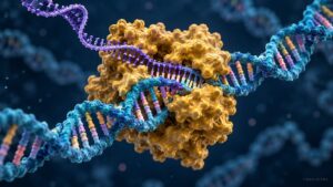 Imagem ilustrativa da tecnologia CRISPR.