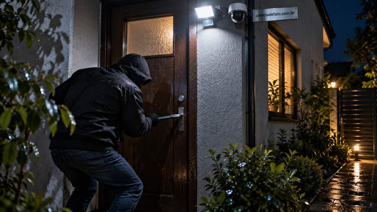 Técnica de detecção de DNA ambiental é usado em simulação de furto residencial em laboratório forense